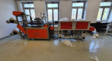 Maszyna do produkcji rekawiczek HDPE woreczków fol