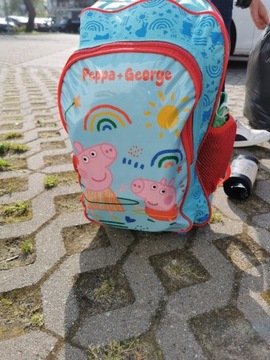 walizka podróżna na kółkach plecak świnka peppa 
