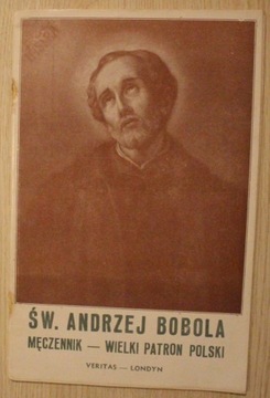 ŚW. ANDRZEJ BOBOLA VERITAS - LONDYN 1938 ROK