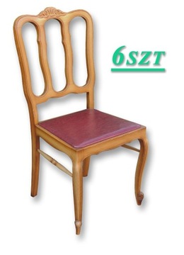 Ludwiki-Filipy Krzesła C225 6szt Malujemy itp