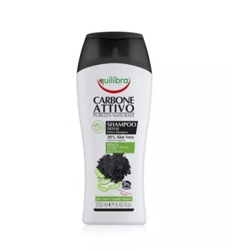 Equilibra Carbo Detox szampon oczyszczający z aktywnym węglem 250 ml