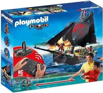 Playmobil 5238 Zdalnie sterowany statek piracki