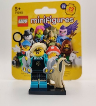 LEGO minifigurki seria 25 - pani z psem - col25
