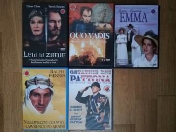 Zestaw 5 filmów DVD Stan bdb.