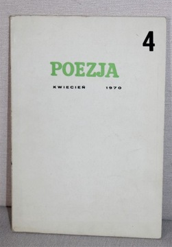 Miesięcznik Poezja 4 1970