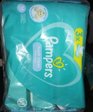 Chusteczki nawilżane Pampers fresh clean 3×52