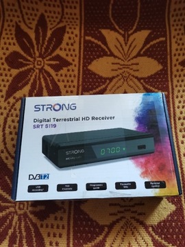 Strong SRT 8119 DVB-T2 H.265 HEVC dekoder tuner