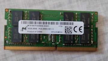 MICRON 16GB DDR4 PC4-2666V 