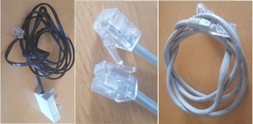 kabel przewód telefoniczny internetowy sieciowy RJ