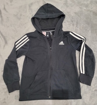 Bluza dresowa bawełniana, rozpinana Adidas roz.140