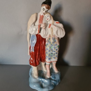 Figurka porcelanowa, sygnowana POŁONNE