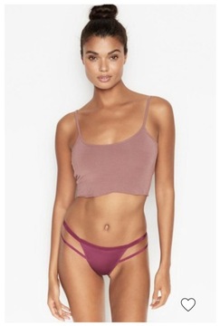 Victoria’s Secret majtki L burgund wycięcie sexy 