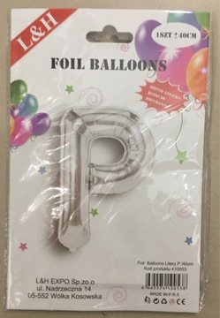 Balony litery na Hel 