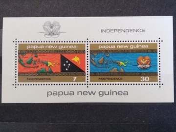 Znaczki blok Papua Nowa Gwinea 1975