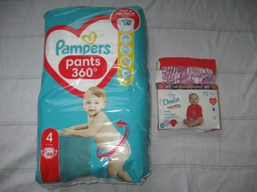 Pampers Pieluchomajtki 4 i Body 2sztuki - Nowe