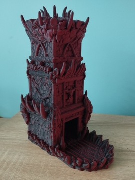 Wieża do kości RPG - Pudełko na kości do gry