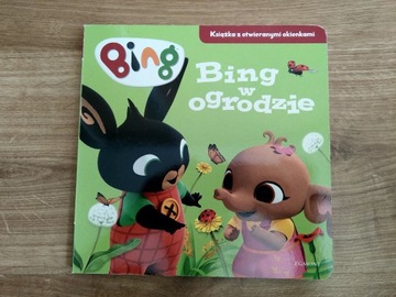 Bing w ogrodzie - książka z otwieranymi okienkami