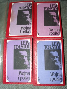 Wojna I Pokój - Lew Tołstoj - T.1- 4 - komplet