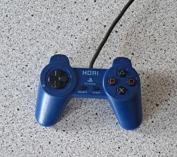 HORI PAD BLUE, SLPH-00033, licencjonowany do PS1