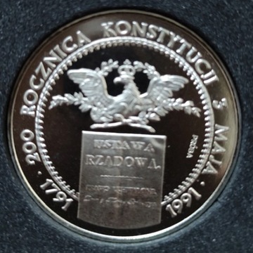 PRÓBA NIKIEL - KONSTYTUCJA - 200.000 zł, 1991r.
