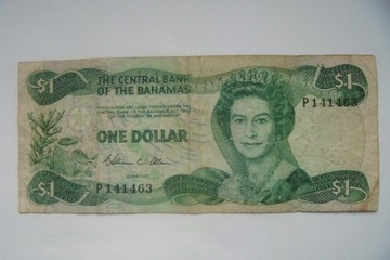 Banknot BAHAMY 1 DOLLAR 1974 r.