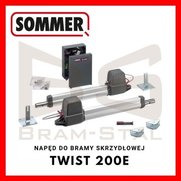 Sommer TWIST 200E - zestaw do bramy skrzydłowej