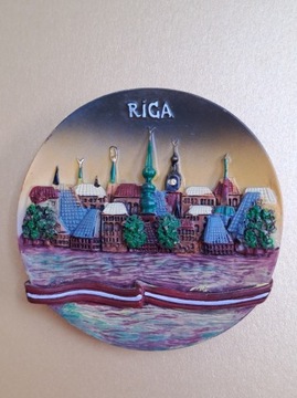 Magnes na lodówkę Riga Ryga Łotwa