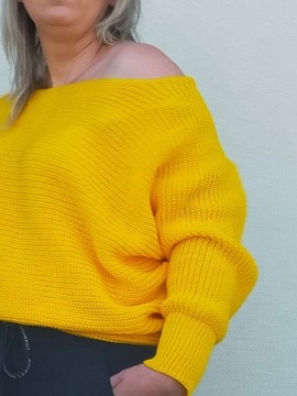 Sweter żółty 