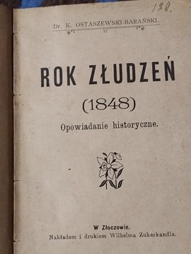 Rok złudzeń (1848) Ostaszewski-Barański wyd. 1870