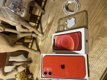 iPhone 12 mini 64 GB Red stan idealny