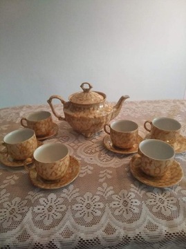 Porcelana komplet/ kawa/her/ imbryk/zastawa  stoło
