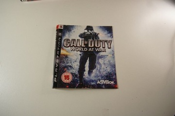 Okładka Call of Duty world at war ps