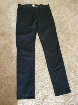 Spodnie H&M chino granatowe rozm 32