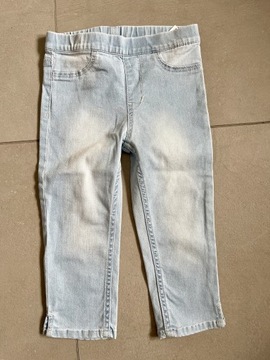 Nowe rybaczki jeans H&M 116 jeggins capri