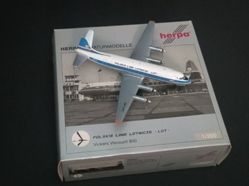 Vickers Viscount 800 PLL LOT 1/200 HERPA