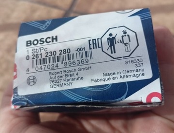Czujnik ciśnienia doładowania Bosch 0 261 230 280