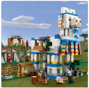 KLOCKI Minecraft WIOSKA LAMY 1252el XXL 21188