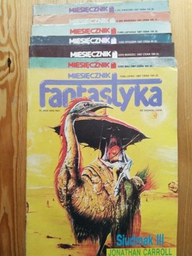 Fantastyka 1987 nr 1, 3-5, 7, 9, 11