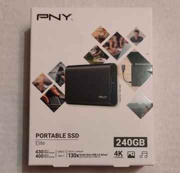 Pendrive dysk SSD PNY Elite Portable 240GB USB3.2 