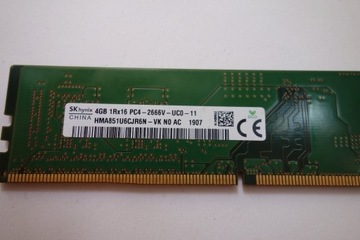 Pamięć RAM hynix 1szt.4GB