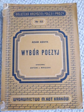 Adam Asnyk, Wybór poezyj, 1949