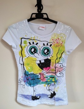 Nickelodeon SpongeBob koszulka t-shirt bluzka 38/M
