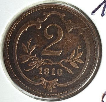 2 HALERZe 1906 + 2 HALERZE 1910  AUSTRIA