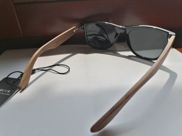 Okulary przeciwsłoneczne EKO orzech włoski Borcur