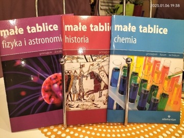Małe Tablice - chemia, fizyka, historia 