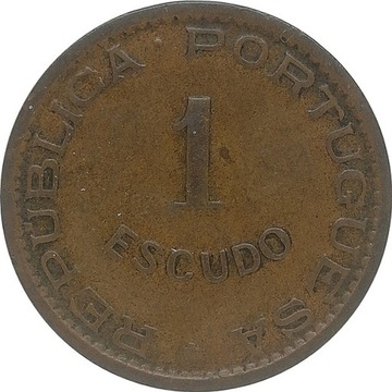 Angola 1 escudo 1956, KM#76