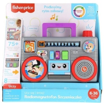 Wesoły Radiomagnetofon Szczeniaczka Fisher-Price