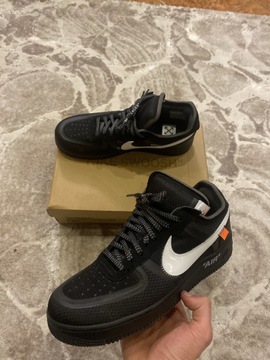 Nike air force x off white black czarne