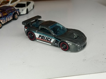 Police Hot wheels Corvette c6-r 