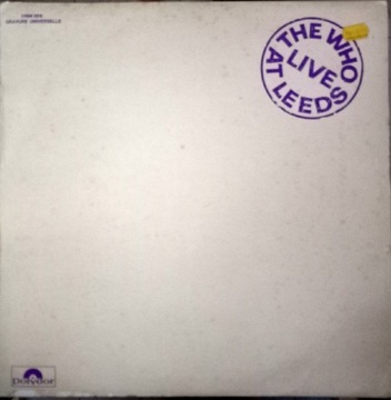 The Who LiveAtLeeds LP Winyl Album Rare Fr EX
